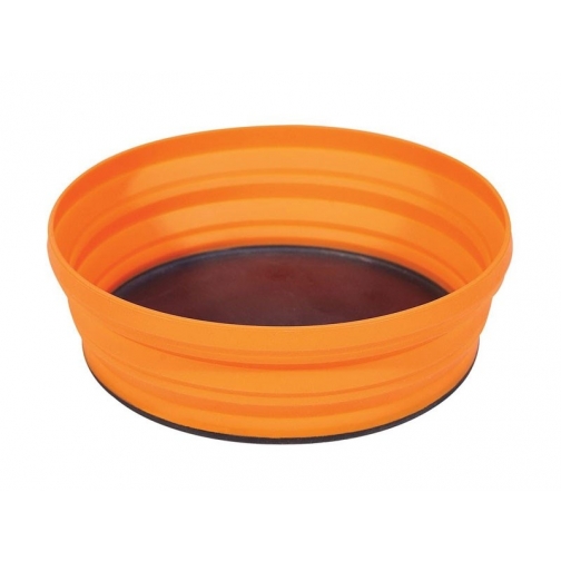 Складная силиконовая тарелка с жестким дном Sea to Summit X-Bowl Orange 37687014 1