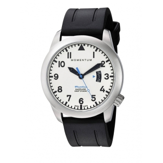 Часы Momentum Flatline Field Lum (сапфировое стекло, каучук) Momentum by St. Moritz Watch Corp