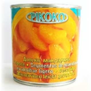 PIKOKO Дольки мандарина в сиропе PIKOKO 250 гр. Испания