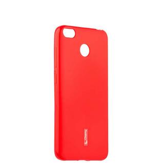 Чехол-накладка силиконовый Cherry матовый 0.4mm & пленка для Xiaomi Redmi 4X (5.0") Красный