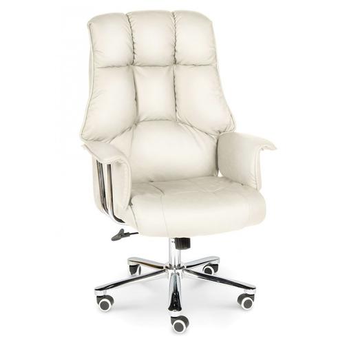 Кресло для руководителя/Президент/cталь + хром/слоновая кость кожа NORDEN Chairs 42880835 3