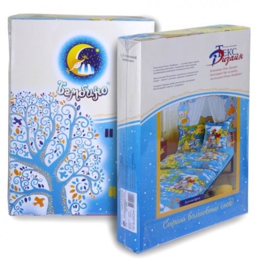 Комплект детского постельного белья 1,5-спальный Плюшевые мишки, бязь 37652102 1