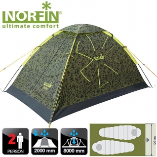 Палатка 2-х местная Norfin RUFFE 2 NC SALMO