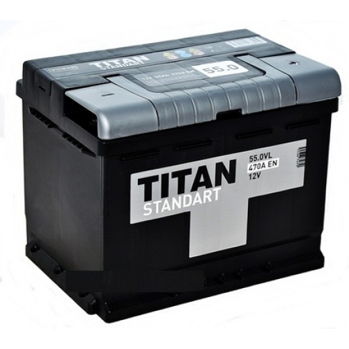 Аккумулятор легковой Titan Standart 6СТ-55.1 55 Ач 37945856
