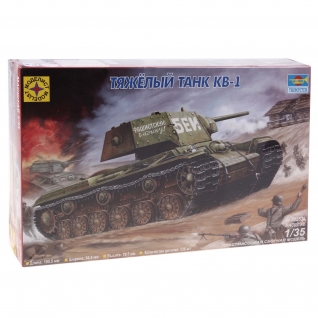 Сборная модель танк "Тяжелый танк КВ-1", 1:35 Моделист