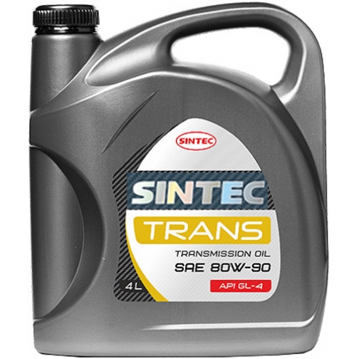 Трансмиссионное масло Sintoil Транс 80W90 GL-4 4л 37681211