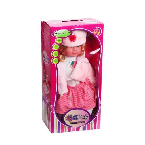 Интерактивная кукла с косичками в розовом наряде, 50 см Shenzhen Toys 37720352 2