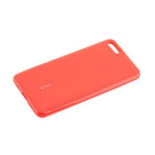 Чехол-накладка силиконовый Cherry матовый 0.4mm & пленка для Xiaomi Mi 6 Plus (5.7") Красный