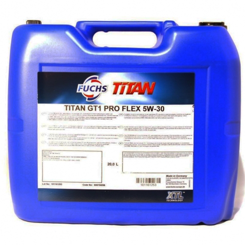 Моторное масло FUCHS TITAN GT1 PRO FLEX 5W30 20л 5921642