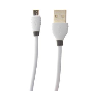 USB дата-кабель Hoco X27 Excellent charge charging data cable MicroUSB (1.2 м) Белый