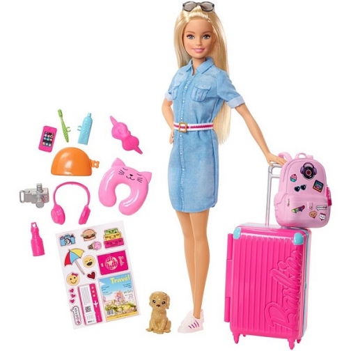 Куклы и пупсы Mattel Barbie Mattel Barbie FWV25 Барби Кукла из серии Путешествия 37935575
