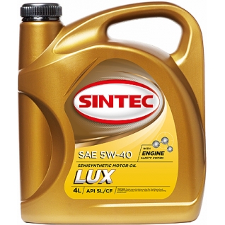 Моторное масло Sintoil Люкс 5W40 4л