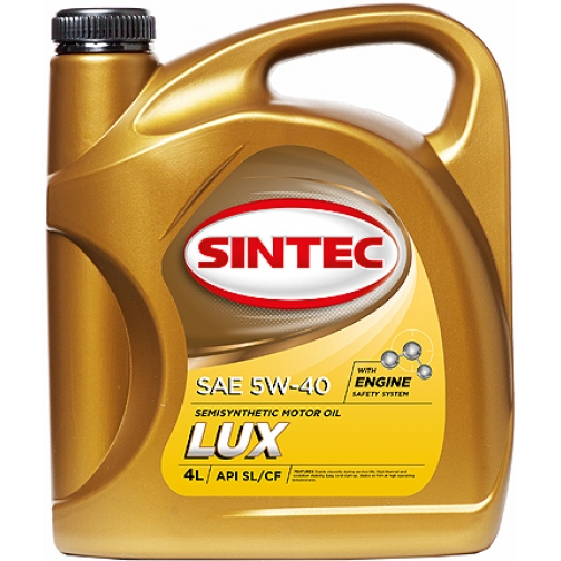 Моторное масло Sintoil Люкс 5W40 4л 37681263