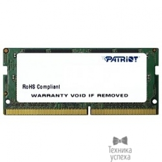 Patriot Patriot DDR4 SODIMM 4GB PSD44G213381S PC4-17000, 2133MHz