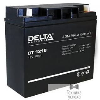 Delta Delta DT 1218 (18 А\ч, 12В) свинцово- кислотный аккумулятор