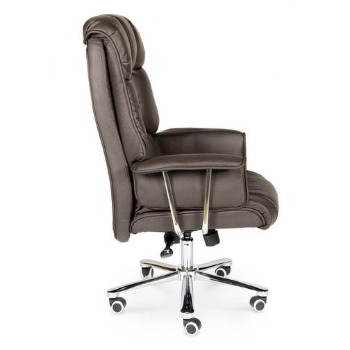 Кресло для руководителя/Президент/cталь + хром/темно-коричневая кожа NORDEN Chairs 42859381 4