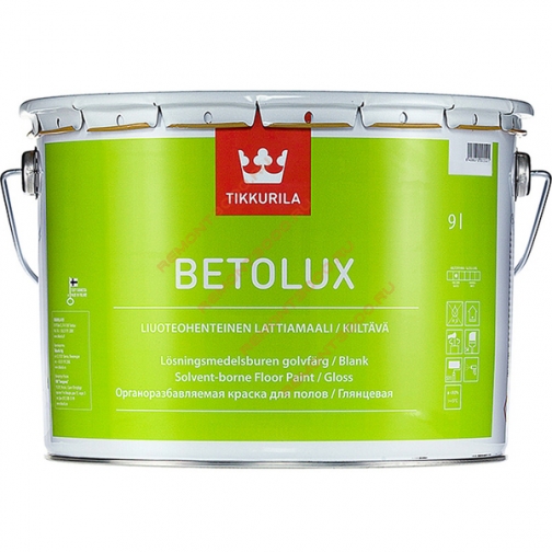 ТИККУРИЛА Бетолюкс краска для полов (9л) / TIKKURILA Betolux краска для бетонных и деревянных полов (9л) Тиккурила 6037883