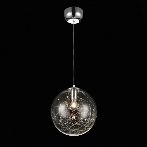 Светильник подвесной St Luce Хром/Прозрачный E27, LED 1*40/18(гирлянда)W 37397029 5