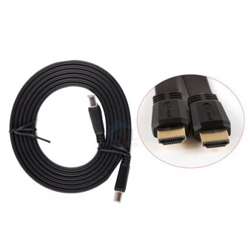 Аудио-видео кабель HDMI-HDMI 3/2/1 метр плоский Perfeo (Модель: H1302 2m) Модель: К 041 37769037