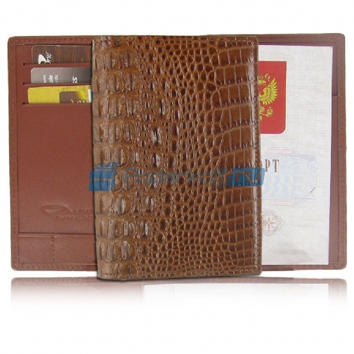 Обложка для паспорта из кожи крокодила 5864766