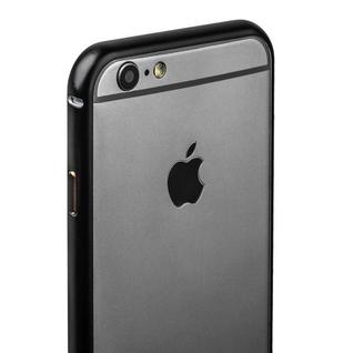 Бампер металлический iBacks Essence Aluminium Bumper for iPhone 6s/ 6 (4.7) - gold edge (ip60006) Black Черный