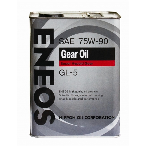 Трансмиссионное масло ENEOS Gear 75W90 GL-5 4л арт. OIL1370 5921963