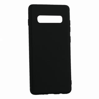 Чехол-накладка силиконовый Innovation Matt 0.6mm для Samsung Galaxy S10 Plus Черный