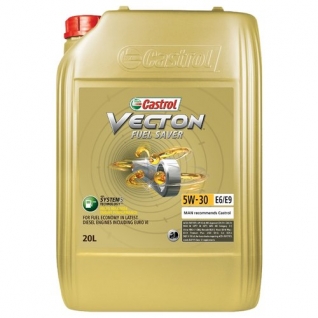 Моторное масло Castrol Vecton Fuel Saver E6/E9 5W30 20л