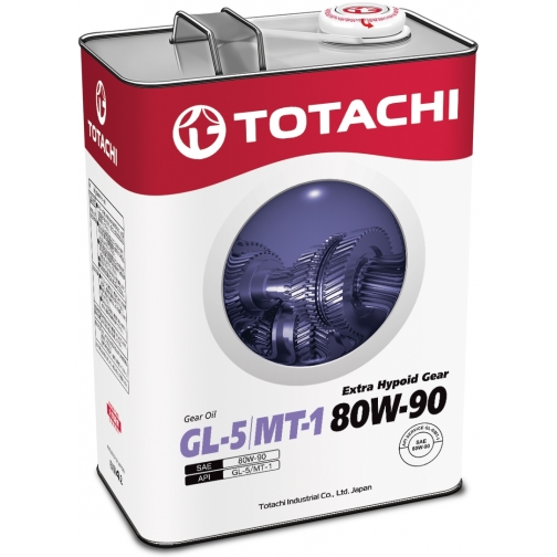 Трансмиссионное масло TOTACHI Extra Hypoid Gear GL-5/MT-1 80W90 4л 5920452
