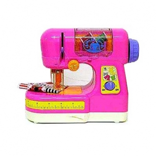 (УЦЕНКА) Игрушечная швейная машинка (звук), розовая