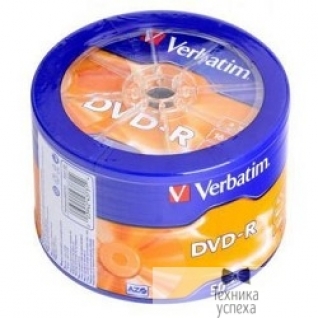 Verbatim Verbatim Диски DVD-R 4.7Gb 16-х, 50шт. Shrink (43731)