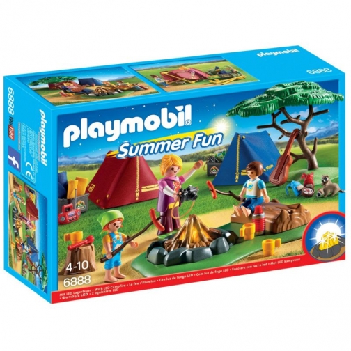 Конструктор Playmobil Летний лагерь: Турбаза со светодиодным костром 37896322 4
