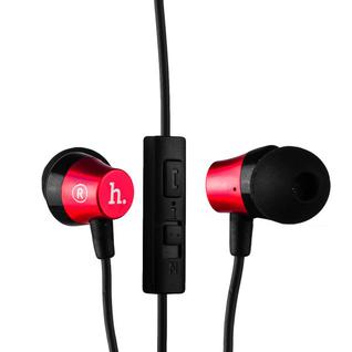 Наушники Hoco EPM02 Common Headphone With Mic с микрофоном Red