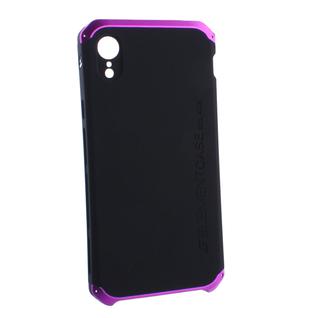 Чехол-накладка Element Case (AL&Pl) для Apple iPhone XR (6.1") Solace Черный (фиолетовый ободок)