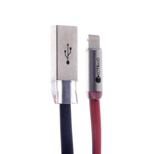 USB дата-кабель COTEetCI M36 FLAT series The bullet Lingtning CS2149-RD (1.2 м) красный 42531278
