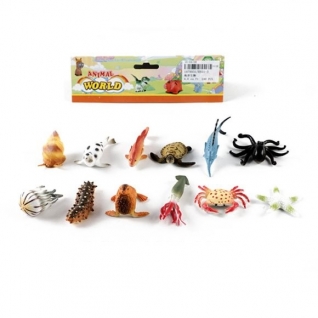 Игровой набор "Морские животные", 12 фигурок Shantou