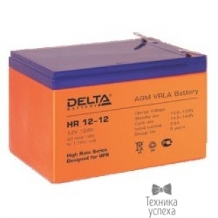 Delta Delta HR 12-12 (12 А\ч, 12В) свинцово- кислотный аккумулятор