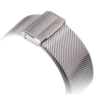 Ремешок из нержавеющей стали iBacks Double-buckle Stainless Steel Watchband для Apple Watch 40мм/ 38мм - (ip60228) Серебро