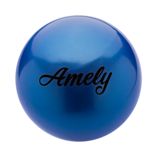 Мяч для художественной гимнастики Amely Agb-101, 19 см, синий 42219350 1
