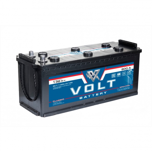 Аккумулятор VOLT Classik 6CT- 132.3 132 Ач (A/h) обратная полярность - VC 13201 VOLT VC 6CT -132NК 6022254