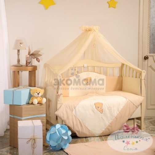 Комплект в кроватку Tiny Love Маленькая Соня 7 предметов - Шоколадный Маленькая Соня 9201050