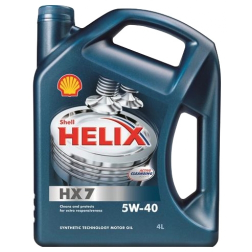 Моторное масло SHELL Helix HX7 5w-40 4 литра 5927333