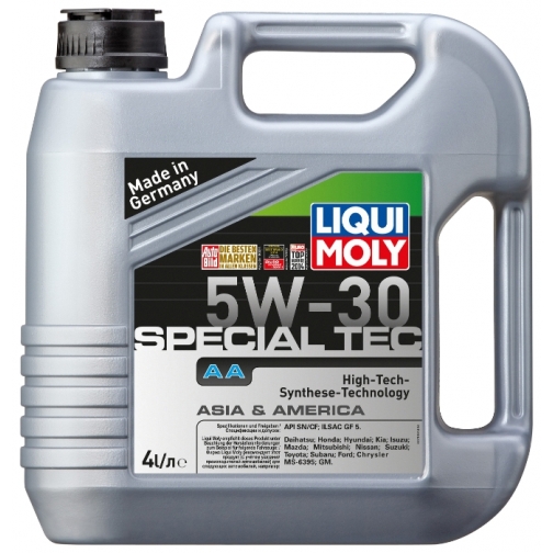 Моторное масло LIQUI MOLY Special Tec AA (Leichtlauf Special AA) 5W-30 4 литра 5927037