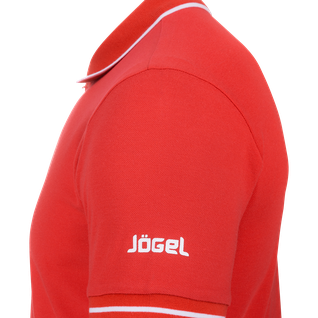 Поло Jögel Jpp-5101-021, красный/белый размер S