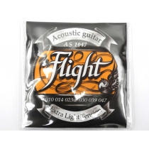 Струны для акустической гитары Flight Extra Light 10-47, AB1047