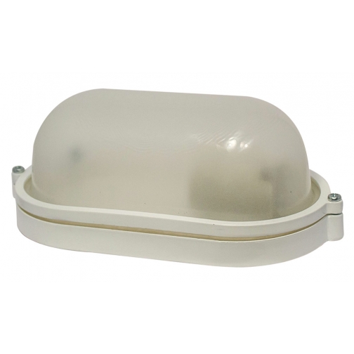 Светильник для бани ТЕРМА 3 1401 белый (овальный, до +120 С, IP65, арт. НББ 03-60-021) 6012406