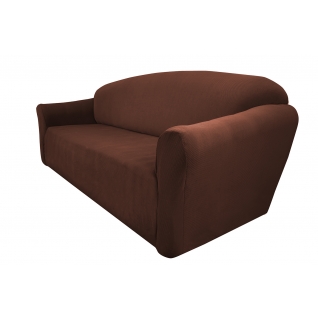 Чехол на трехместный диван Бирмингем цвет шоколад