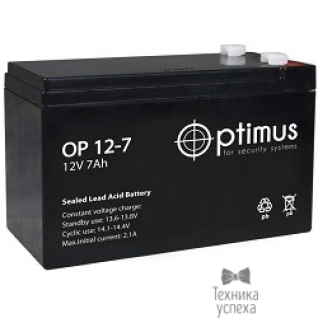 PowerCool Optimus OP1207 Батарея 12V/7Ah