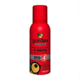 Gardex Extreme Super Аэрозоль от комаров и клещей, 80мл