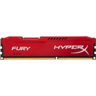 Память DIMM DDR3 4Gb 1600MHz Kingston HyperX Fury [HX316C10FR/4] Red Series, ...